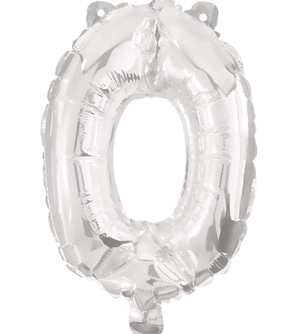 Decorata Party Festartikler*Foileballon - 95 cm - No 0 - Sølv