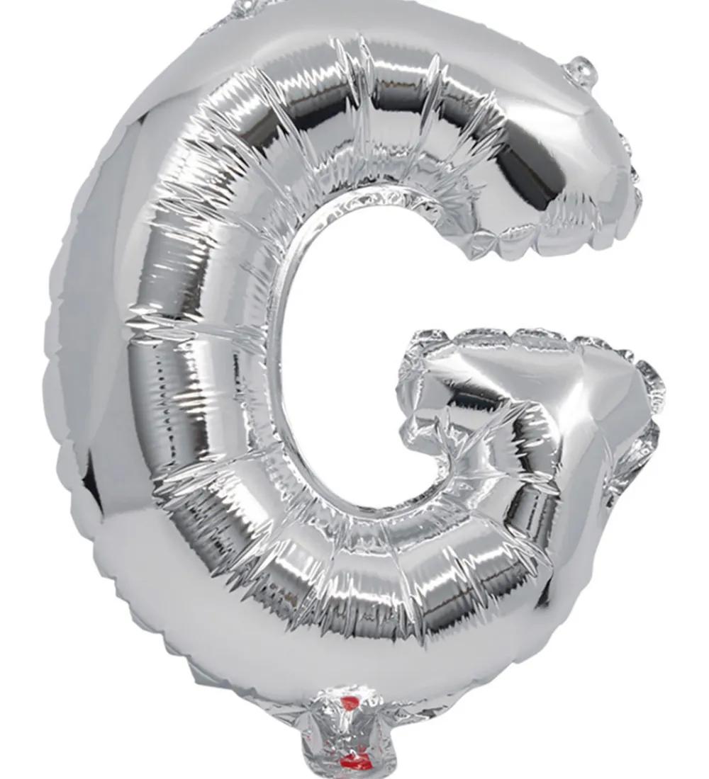 Decorata Party Festartikler*Foileballon - 33 cm - G - Sølv