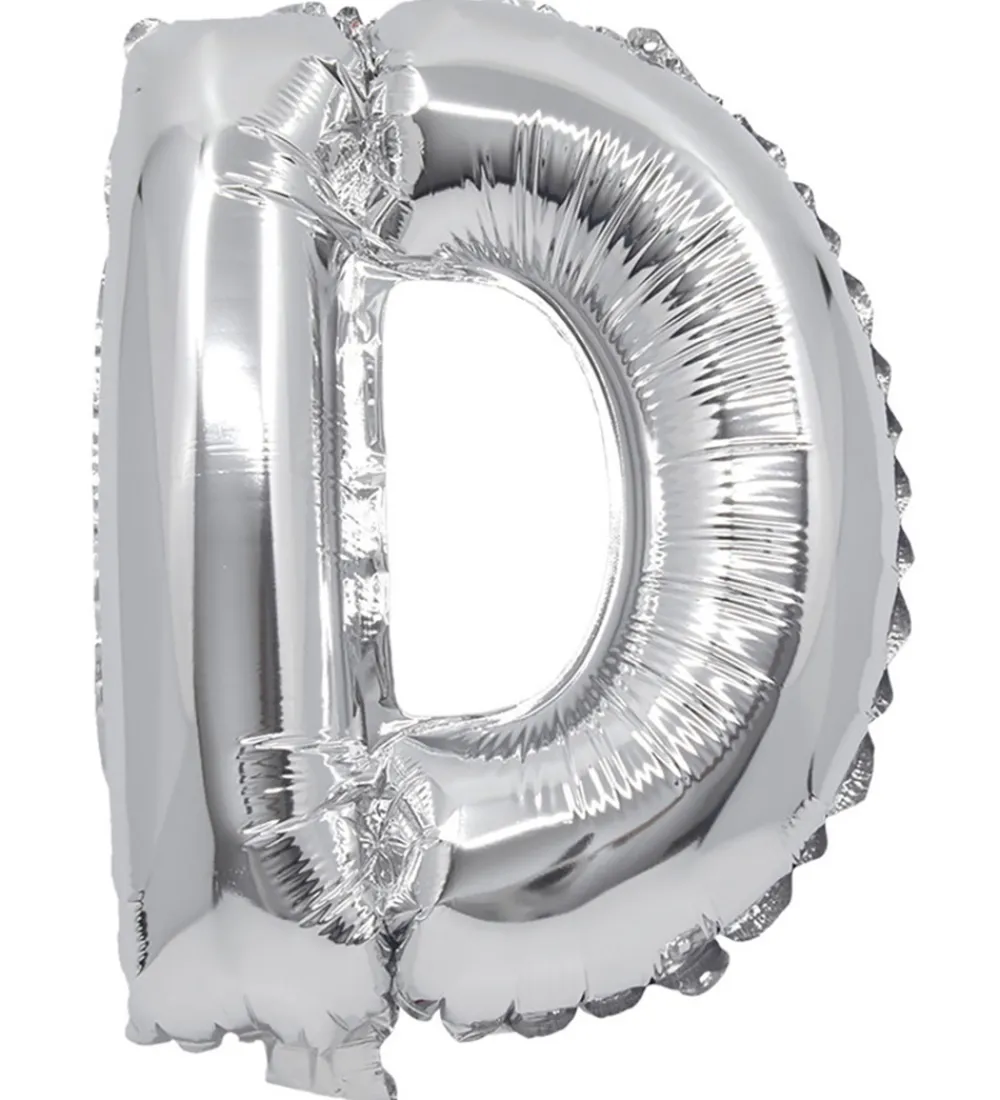 Decorata Party Festartikler*Foileballon - 32 cm - D - Sølv