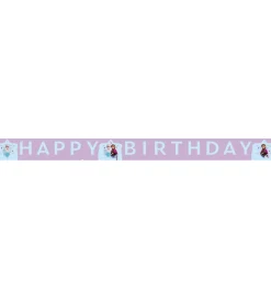 Decorata Party Festartikler*Happy Birthday Banner - Frozen Idyllic Wonder