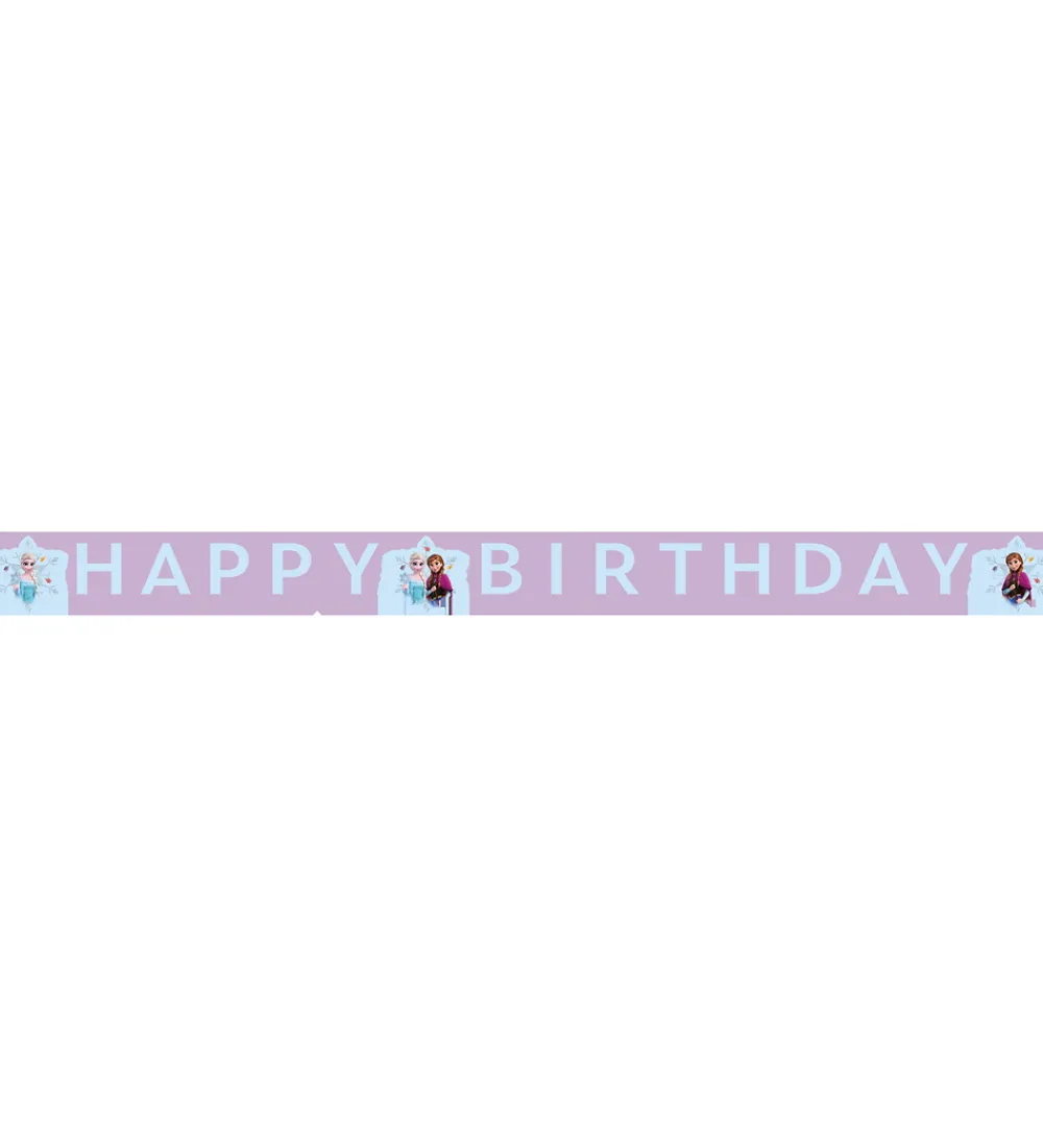Decorata Party Festartikler*Happy Birthday Banner - Frozen Idyllic Wonder