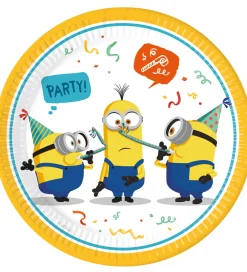 Decorata Party Tallerkener*Paptallerkner - 8-pak - 23 cm - Minions: The Rise