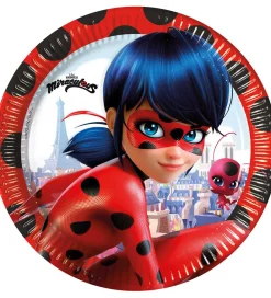 Decorata Party Tallerkener*Paptallerkner - 8-pak - 23 cm - Miraculous Lady