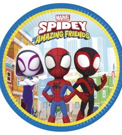 Decorata Party Tallerkener*Paptallerkner - 8-pak - 23 cm - Spidey & His Amaz