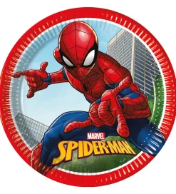 Decorata Party Tallerkener*Paptallerkner - 8-pak - 23 cm - Spider-Man Crime