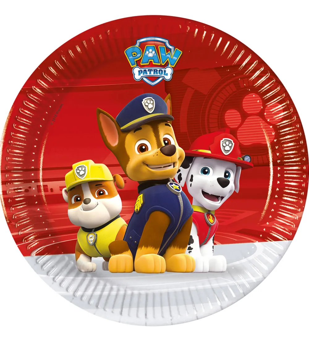 Decorata Party Tallerkener*Paptallerkner - 8-pak - 19,5 cm - Paw Patrol Read