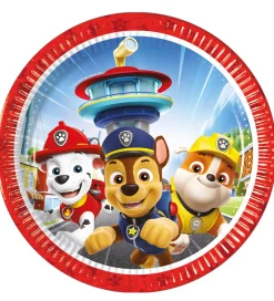 Decorata Party Tallerkener*Paptallerkner - 8-pak - 19,5 cm - Paw Patrol Resc