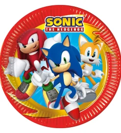 Decorata Party Tallerkener*Paptallerkner - 8-pak - 23 cm - Sonic Speed