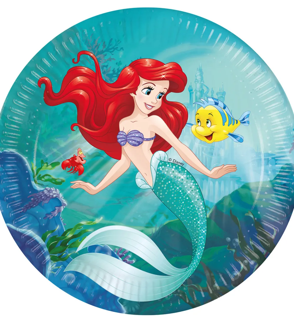 Decorata Party Tallerkener*Paptallerkner - 8-pak - 23 cm - Ariel Curious
