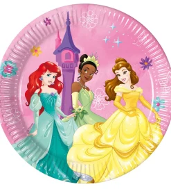 Decorata Party Tallerkener*Paptallerkner - 8-pak - 19,5 cm - Princess Live Y