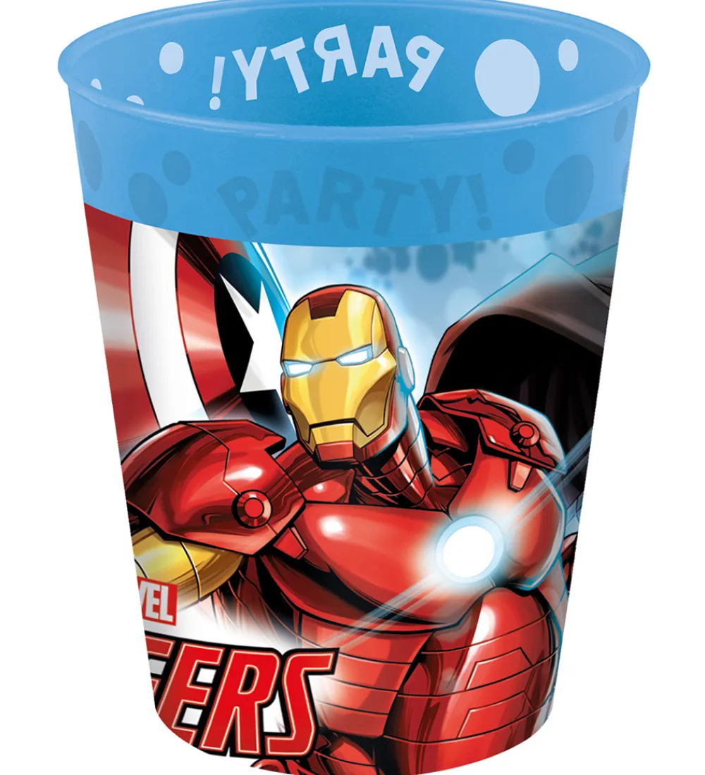 Decorata Party Kop Og Tudekop*Plastikkopper - 4-pak - 250 ml - Avengers Infinit
