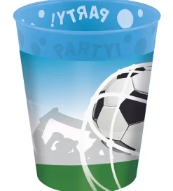 Kop Og Tudekop-Decorata Party Plastikkopper - 4-pak - 250 ml - Soccer Fans