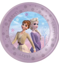 Tallerkener-Decorata Party Plastiktallerkner - 4-pak - 21 cm - Frozen II Win