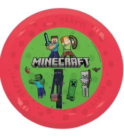 Tallerkener-Decorata Party Plastiktallerkner - 4-pak - 21 cm - Minecraft