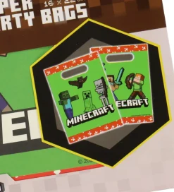 Festartikler-Decorata Party Slikpose - 4-pak - Minecraft