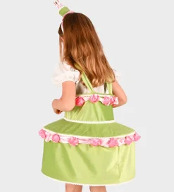 Den Goda Fen Halloween*Udklædning - Dress Cake w Diadem - Green