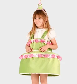 Den Goda Fen Halloween*Udklædning - Dress Cake w Diadem - Green
