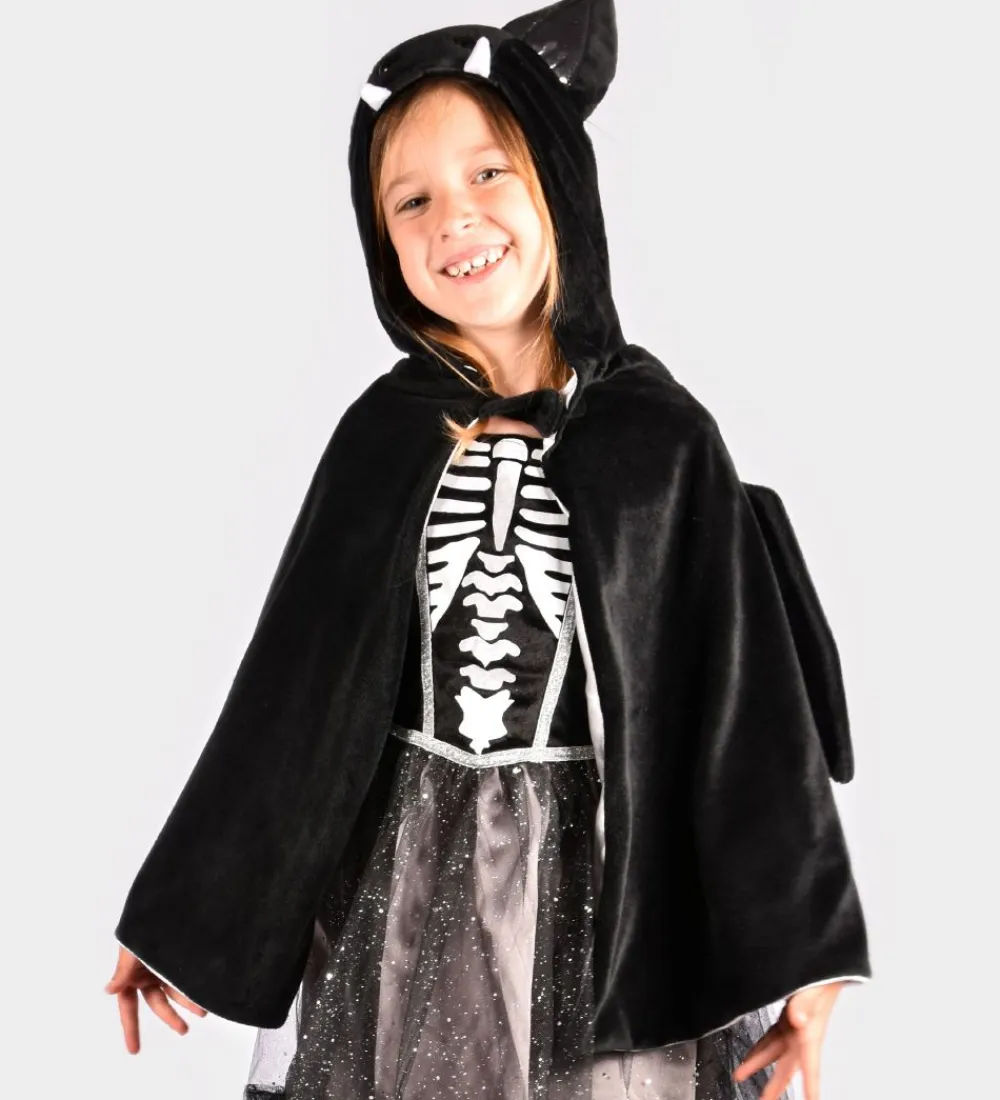 Den Goda Fen Halloween*Udklædning - Flagermus kappe - Sort