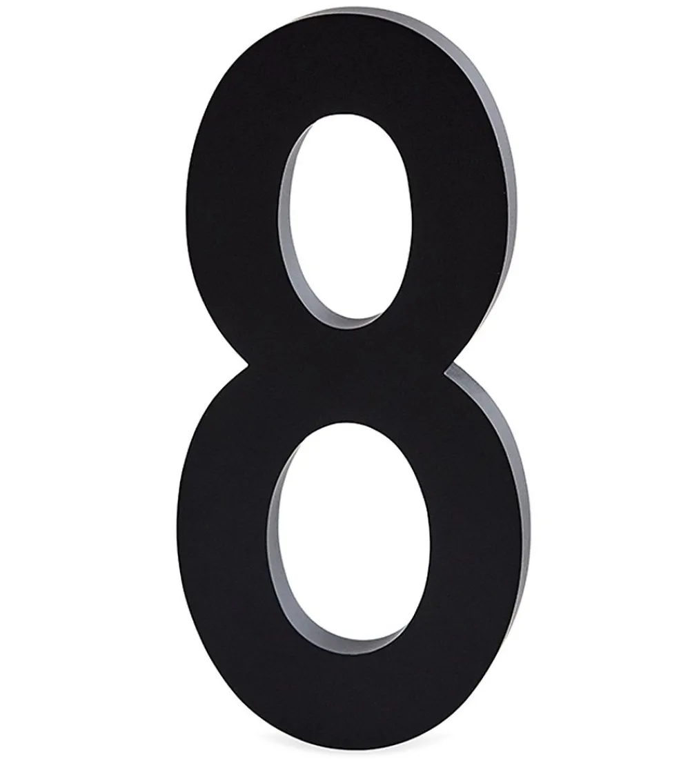 Design Letters Bogstaver*Alutal - 8 - Sort