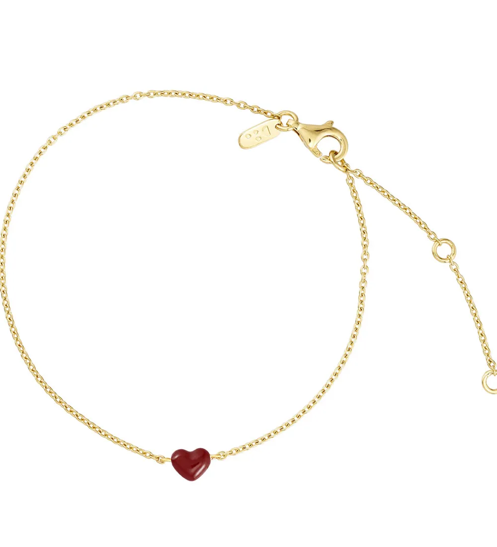 Smykker-Design Letters Armbånd - 20 cm - Guldbelagt - Little Big Love