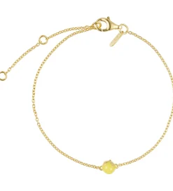 Design Letters Smykker*Armbånd - 20 cm - Guldbelagt - When life gives yo