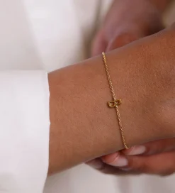 Design Letters Smykker*Armbånd - B - 18K Guldbelagt