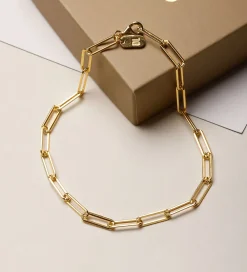 Smykker-Design Letters Armbånd - Chunky Square - Large - 18K Guld
