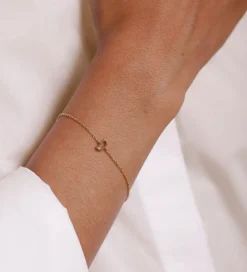 Smykker-Design Letters Armbånd - D - 18K Guldbelagt