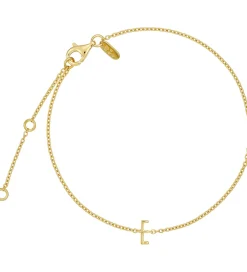 Design Letters Smykker*Armbånd - E - 18K Guldbelagt