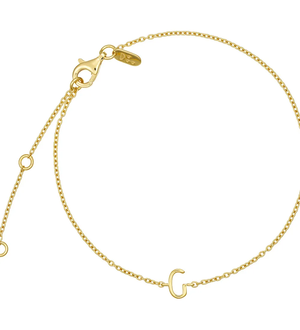 Design Letters Smykker*Armbånd - G - 18K Guldbelagt