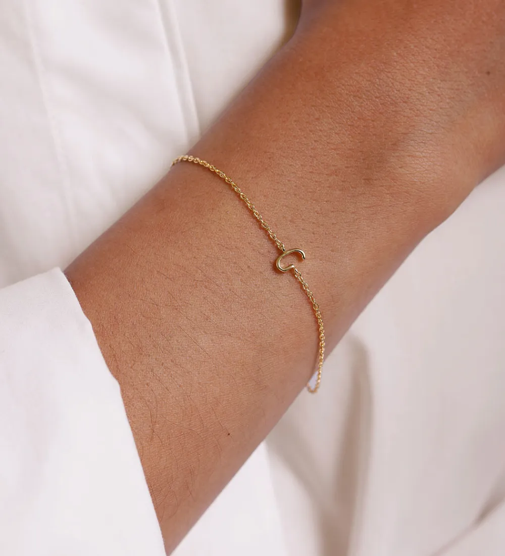 Design Letters Smykker*Armbånd - G - 18K Guldbelagt