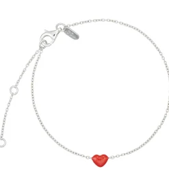 Smykker-Design Letters Armbånd - Little Big Love - Sølv/Rød