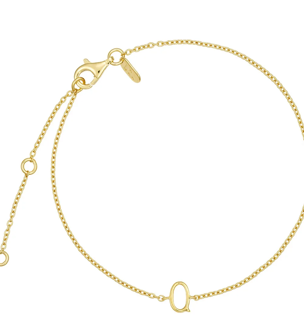 Design Letters Smykker*Armbånd - Q - 18K Guldbelagt