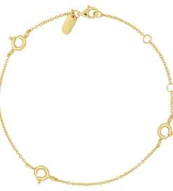 Smykker-Design Letters Armbånd - Ruth Anchor Charm Lock - 18k Guldbelagt