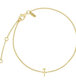 Smykker-Design Letters Armbånd - T - 18K Guldbelagt