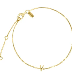Design Letters Smykker*Armbånd - V - 18K Guldbelagt