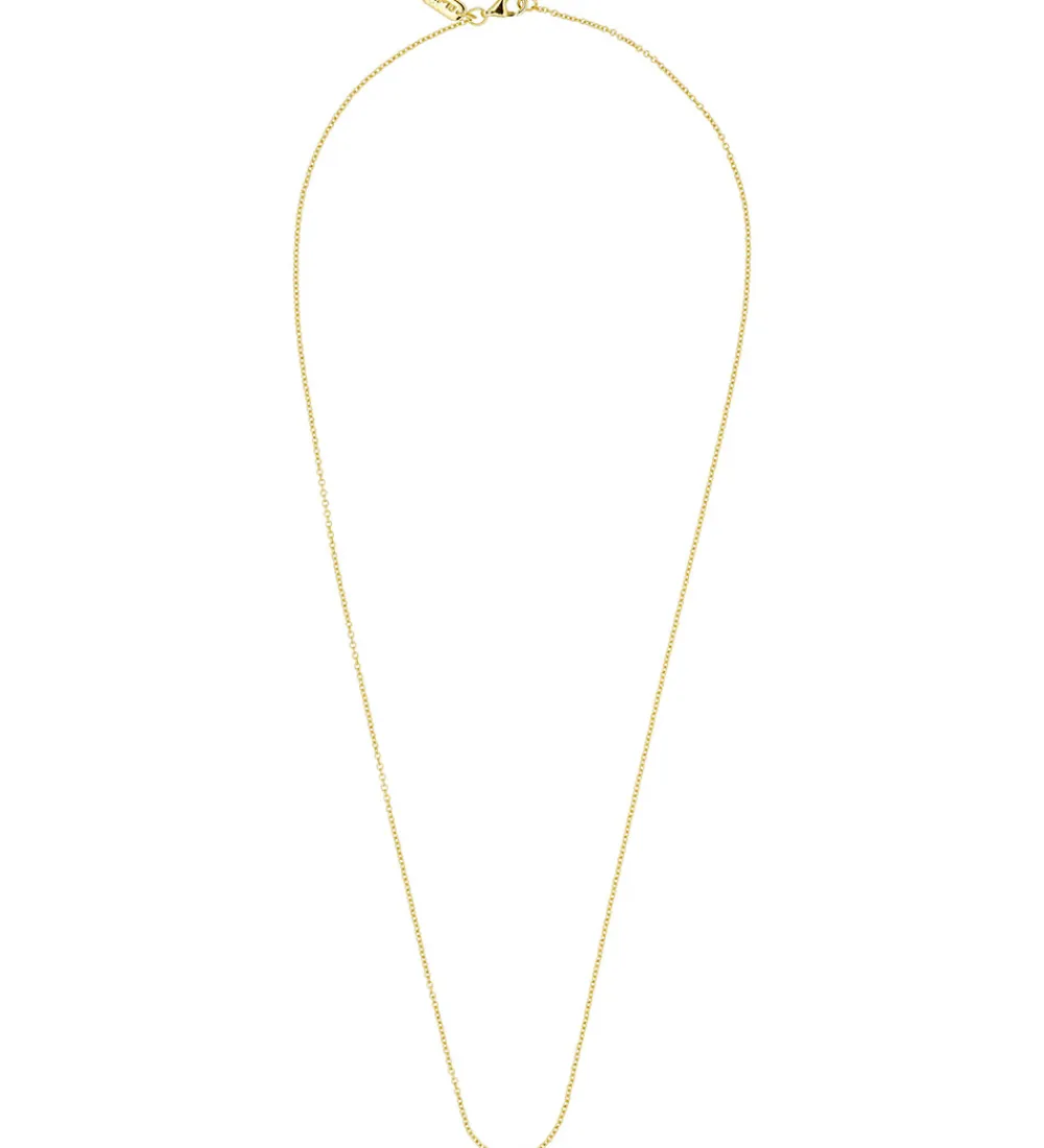 Smykker-Design Letters Halskæde - 45 cm - Guldbelagt