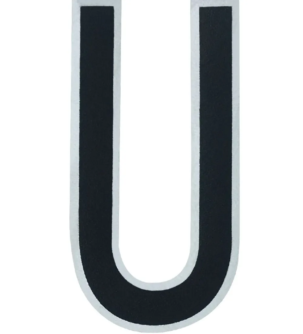 Bogstaver|Mobilcovers-Design Letters Klistermærke - Mobil - U - 5cm - Black