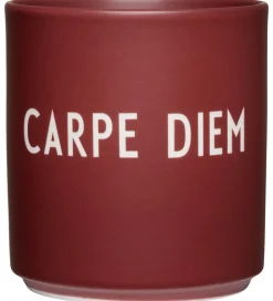 Design Letters Spisetid|Kop Og Tudekop*Kop - Mini - Carpe Diem - Syrrah Burgundy