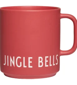 Kop Og Tudekop-Design Letters Krus - Favourite - Jingle Bells - Faded Rose