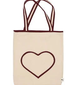 Design Letters Tasker*Mulepose - In My Heart - Natural /Syrrah Burgundy