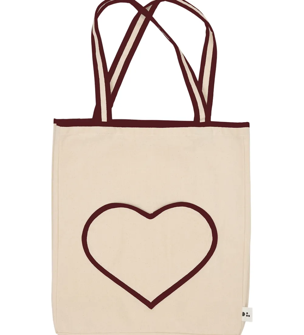 Design Letters Tasker*Mulepose - In My Heart - Natural /Syrrah Burgundy