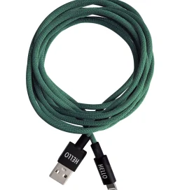 Adaptere Og Opladere-Design Letters Opladerkabel - iPhone - USB-A/Lightning - Grøn