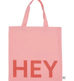Shoppers-Design Letters Shopper - Hey - Soft Red