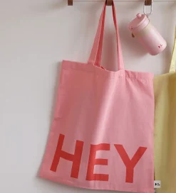 Shoppers-Design Letters Shopper - Hey - Soft Red