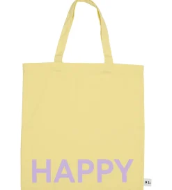 Design Letters Shoppers*Shopper - Happy - Gul m. Lilla