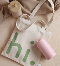 Design Letters Shoppers*Shopper - Lille - Hi - Natur/Grøn
