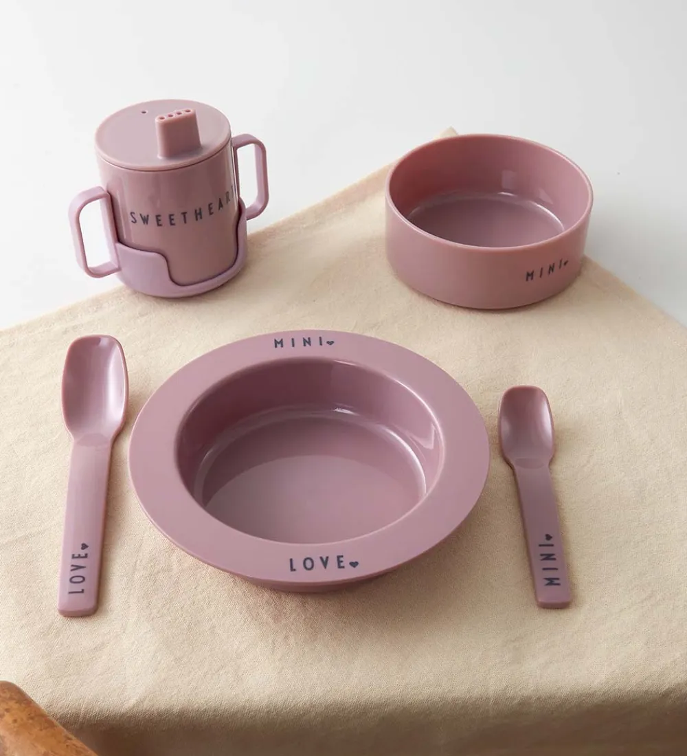 Babyskeer-Design Letters Skeer - 4-pak - Mini Favourite - Lavendel/Beige