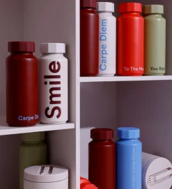 Design Letters Termoflasker|Spisetid*Termoflaske - 500 ml - Smile - Pastel Beige