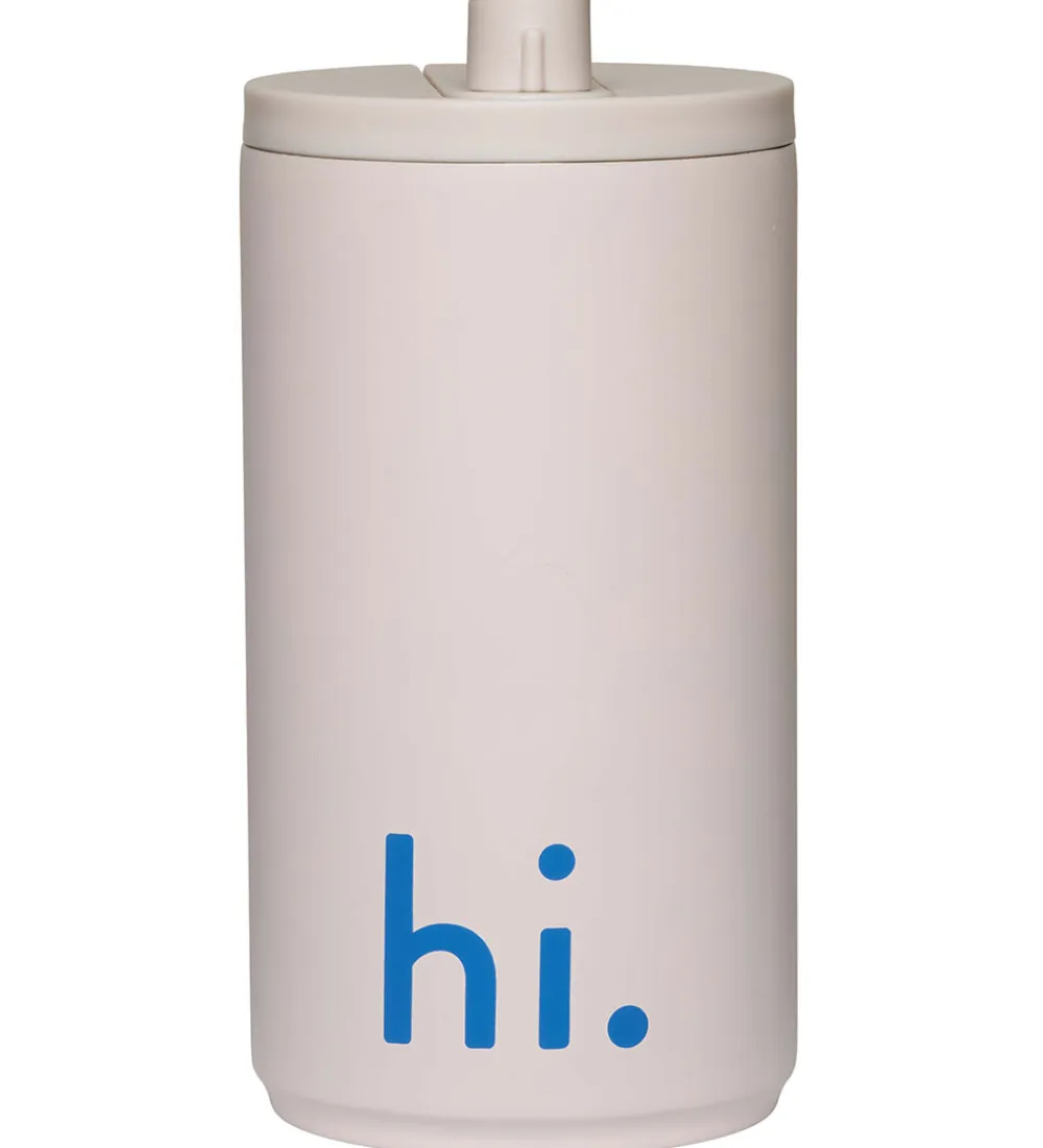 Design Letters Termoflasker*Termokop - Travel - 350 ml - Beige m. Hi